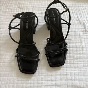Marc Fisher Black Knotted Heels